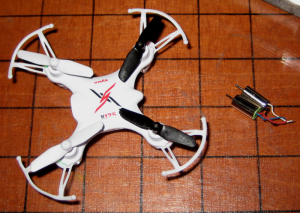 Syma X12S quadcopter with new motors